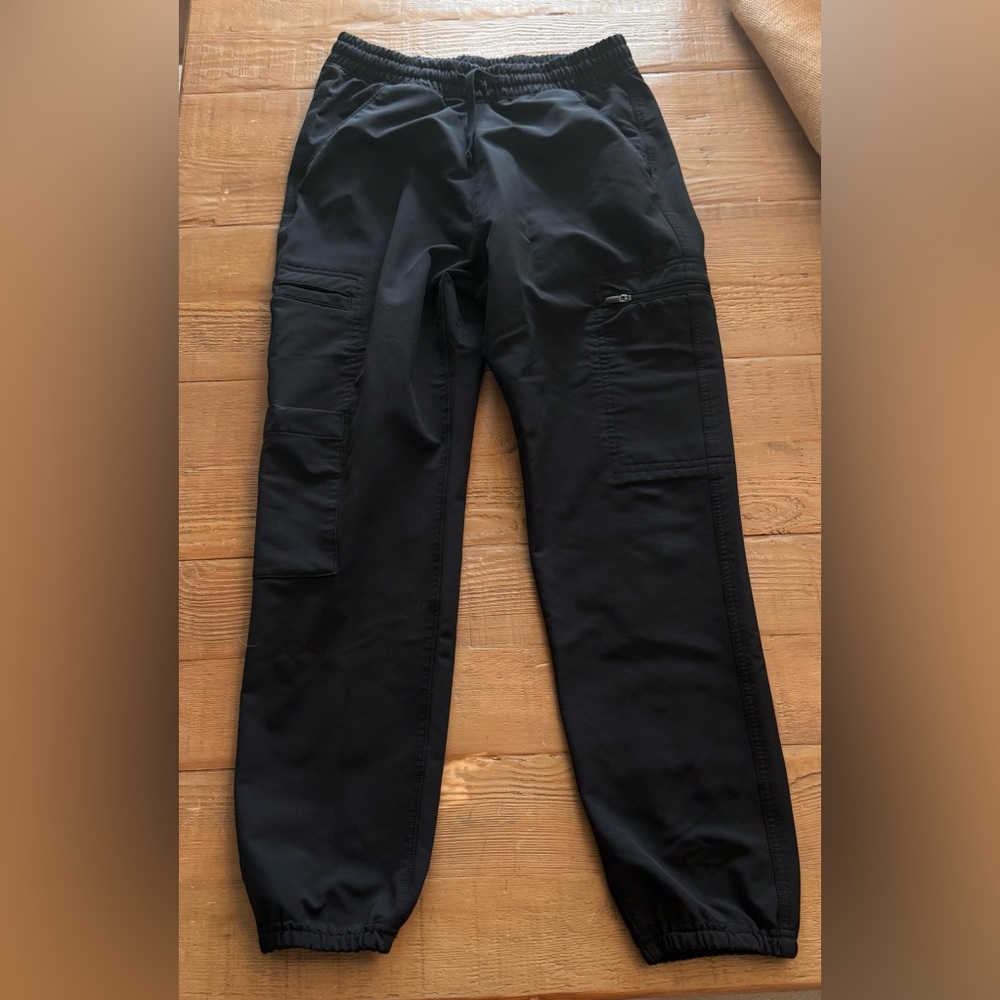 Abercrombie kids - YPB Black Elastic Waist Joggers